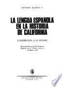 La lengua española en la historia de California
