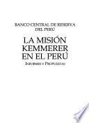 La Misión Kemmerer en el Perú