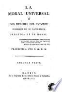 La moral universal ó Los Deberes del hombre fundados en su naturaleza, 2