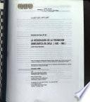 La negociación de la transición democrática en Chile (1983-1989)