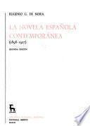 La novela española contemporánea: 1898-1927