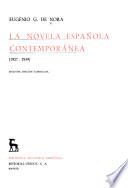 La novela española contemporánea