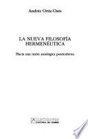 La nueva filosofía hermenéutica