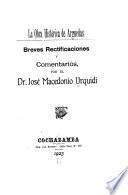 La obra histórica de Arguedas