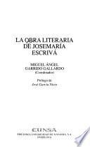 La obra literaria de Josemaría Escrivá