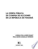 La oferta pública de compra de acciones en la República de Panamá