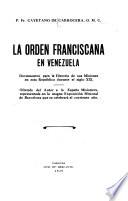 La orden franciscana en Venezuela