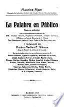 La palabra en público