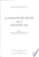La población de Aragón según el fogaje de 1495