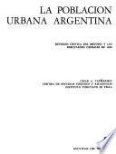 La población urbana argentina