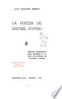 La poesía de Rafael Pombo