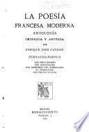 La poesía francesa moderna