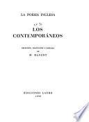 La poesia inglesa: Los contemporáneos