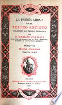 La poesía lírica en el teatro antiguo: Trozos amorosos