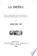 La poética al alcance de todos