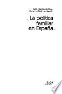 La política familiar en España