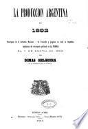 La produccion Argentina en 1892, descripcion de la industria nacional