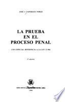 La prueba en el proceso penal