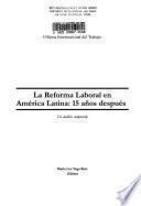 La reforma laboral en América Latina