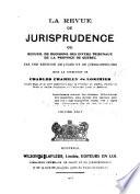 La revue de jurisprudence du recueil des décisions de Québec