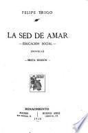 La sed de amar (Educación social)