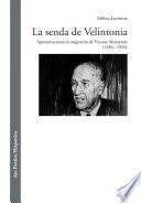 La senda de Velintonia : aproximaciones al magisterio de Vicente Aleixandre (1939-1959)