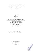 La sociedad dominicana a principios del siglo XX