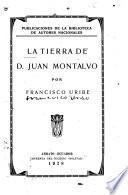 La tierra de D. Juan Montalvo
