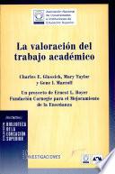 La valoración del trabajo académico
