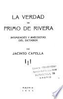 La verdad de Primo de Rivera