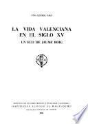 La vida valenciana en el siglo XV