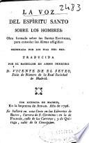La voz del Espiritu Santo sobre los hombres