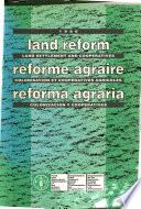 Land Reform, Land Settlement, and Cooperatives