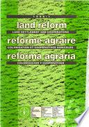 Land Reform, Land Settlement, and Cooperatives