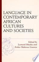 Language in Contemporary African Cultures and Societies