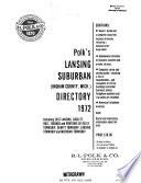 Lansing Suburban City Directories