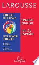 Larousse Diccionario Pocket Espanol Ingles Ingles Espanol