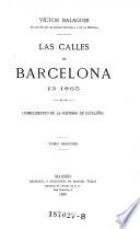 Las Calles de Barcelona en 1865