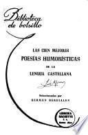 Las cien mejores poesías humorísticas de la lengua castellana