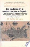 Las ciudades en la modernización de España