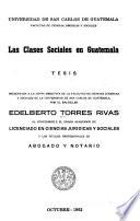 Las clases sociales en Guatemala