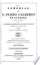 Las comedias de D. Pedro Calderon de la Barca