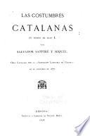 Las costumbres catalanas en tiempo de Juan I.
