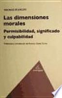 Las dimensiones morales