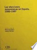 Las elecciones autonómicas en España