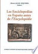 Las enciclopedias en España antes de l'Encyclopédie