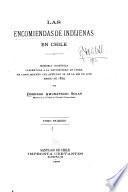 Las encomiendas de indíjenas en Chile