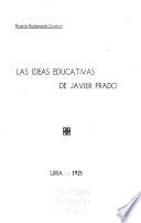 Las ideas educativas de Javier Prado