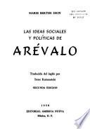 Las ideas sociales y políticas de Arévalo