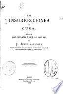 Las insurrecciones en Cuba